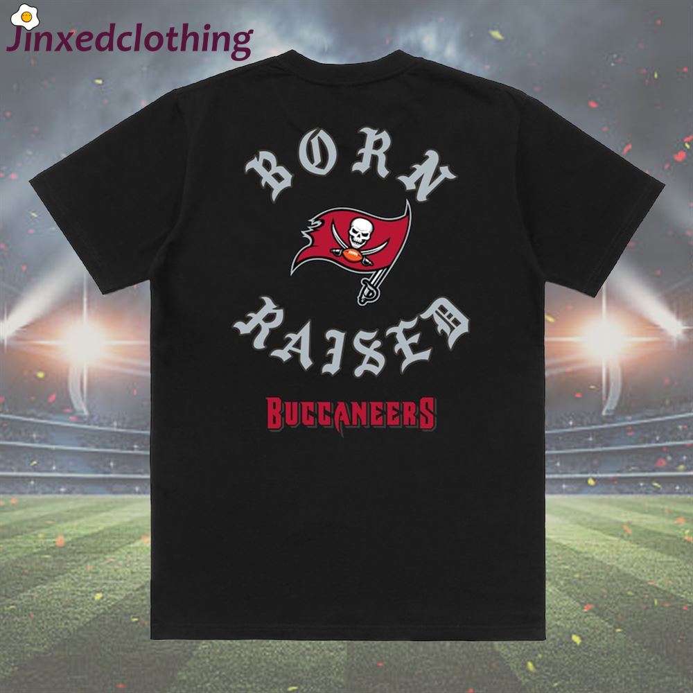 Official Tampa Bay Buccaneers Born X Raised T-shirt 